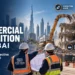 Commercial demolition planning for a Dubai commercial building