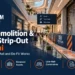 Mall demolition and retail strip-out planning in Dubai with retained assets and live-mall constraints