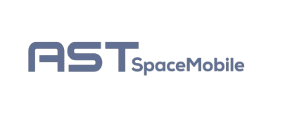 الصفحة الرئيسية شعار AST SpaceMobile بخطوط زرقاء عصرية.