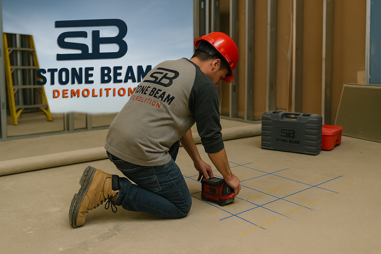 خدمة مسح الخرسانة وضع علامات على الخرسانة ومسحها ضوئيًا – ستون بيم