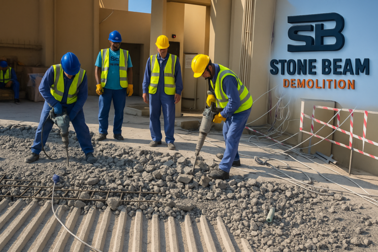 قص الخرسانة أعمال هدم الخرسانة المسلحة – ستون بيم
