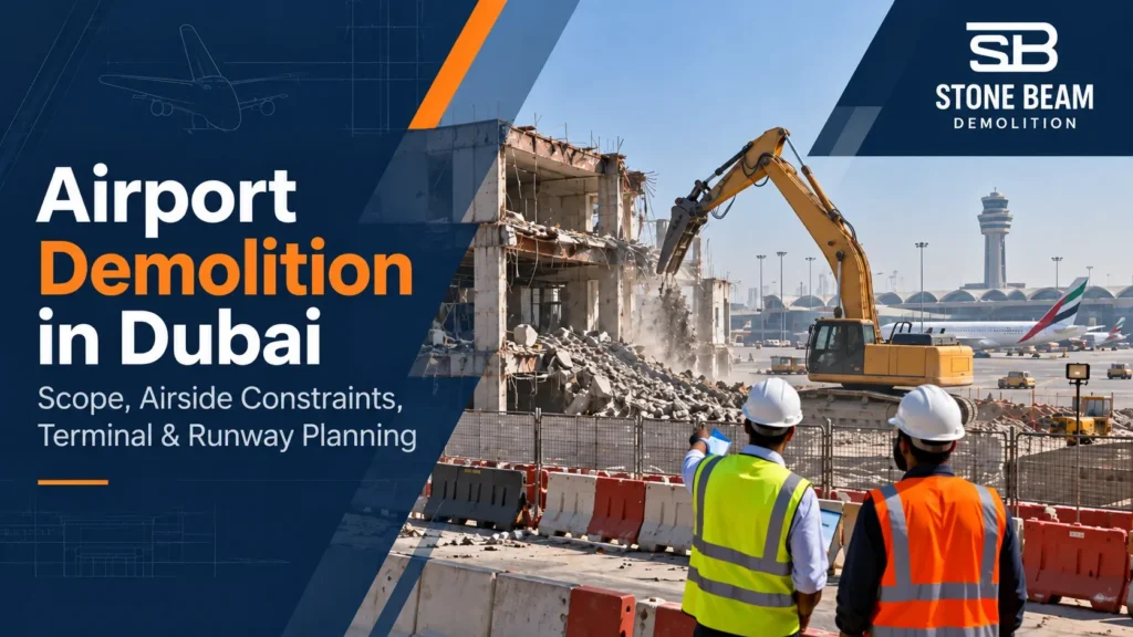 Airport Demolition in Dubai: Scope, Airside Constraints, Terminal & Runway Planning