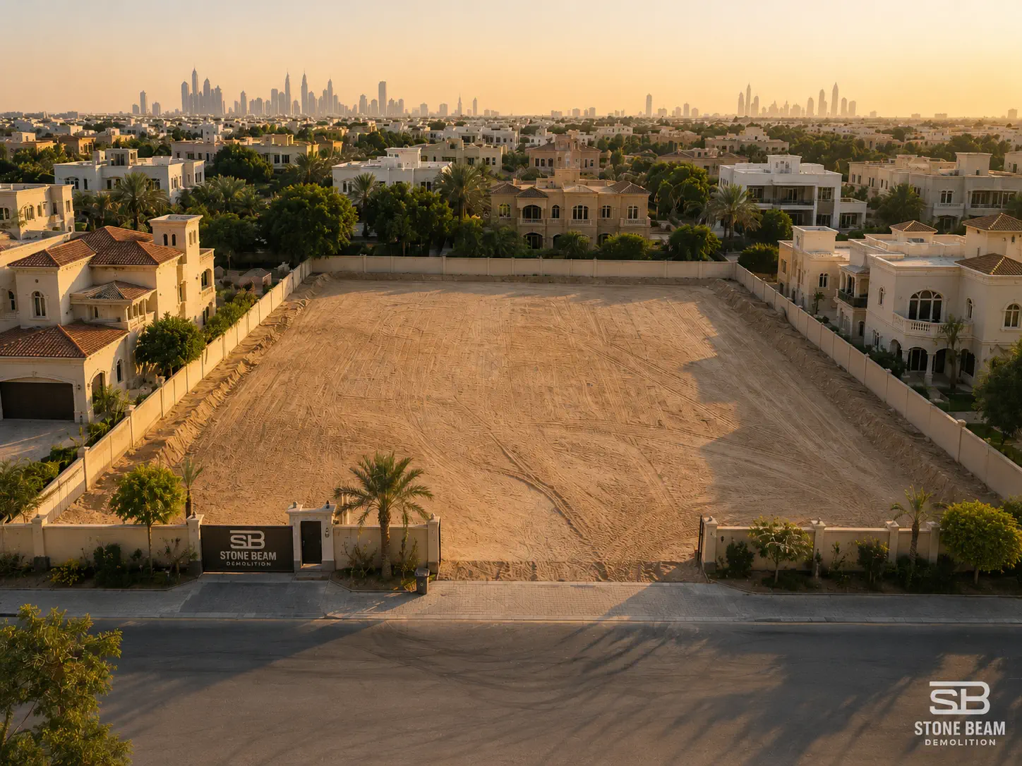 Demolition Company Dubai Cleared Plot- Handover