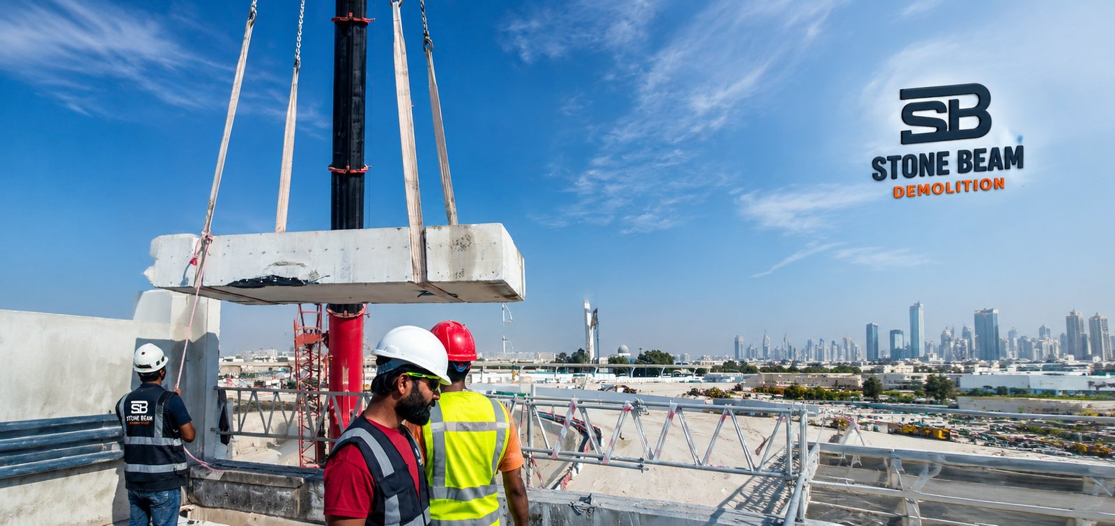 Demolition project image from Stone Beam Technical Services in Dubai, UAE