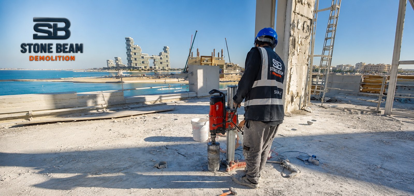 Demolition project image from Stone Beam Technical Services in Dubai, UAE
