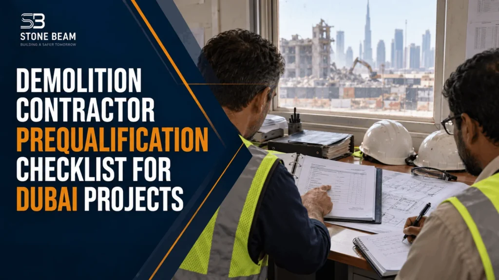 Demolition Contractor Prequalification Checklist for Dubai Projects