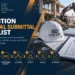 Demolition technical submittal checklist showing engineering review documents, HSE plans, drawings and QA/QC evidence package in Dubai construction environment