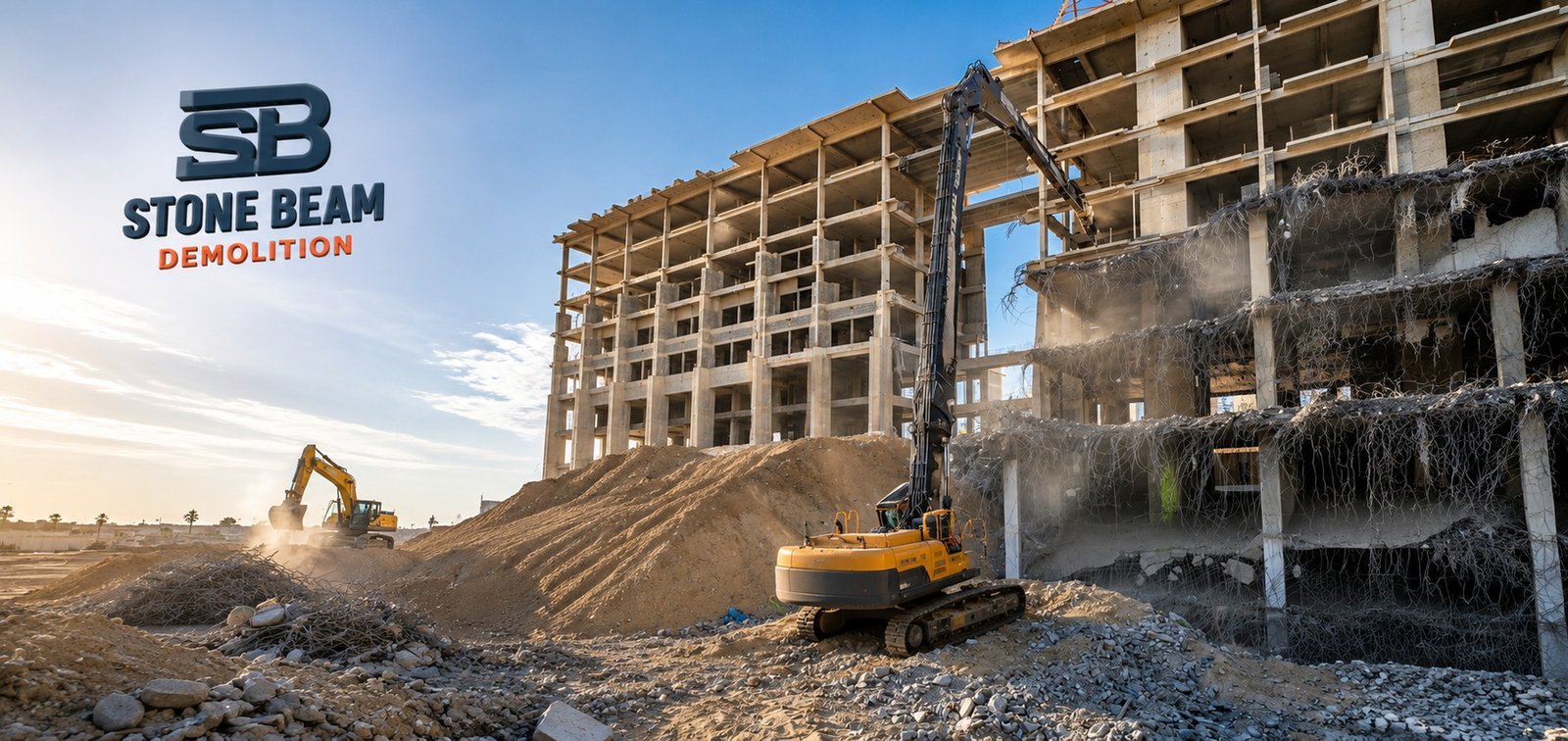 On-site project photo from Stone Beam Technical Services in Dubai, UAE