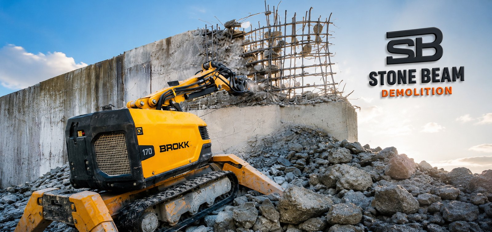 Demolition project image from Stone Beam Technical Services in Dubai, UAE