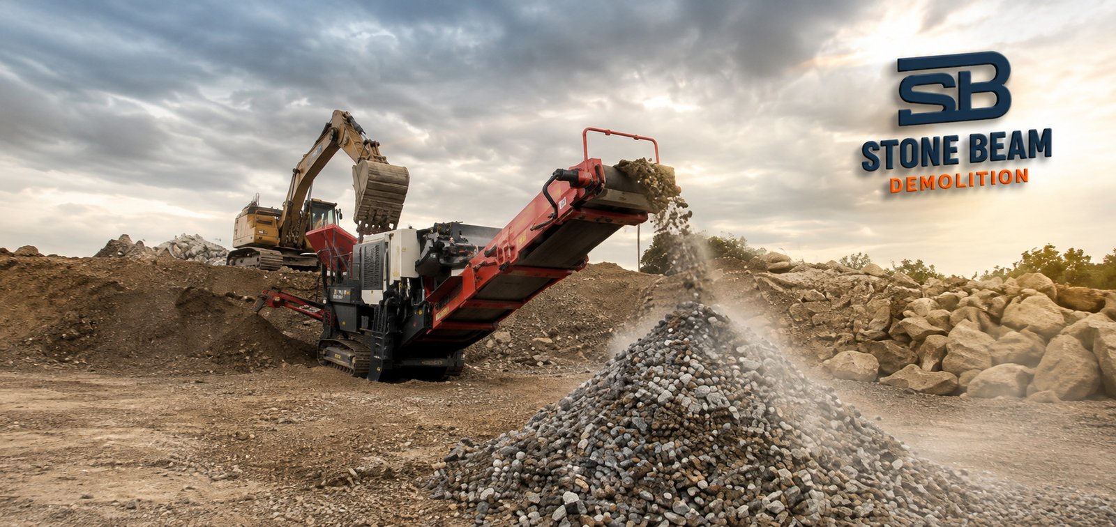 On-site crushing