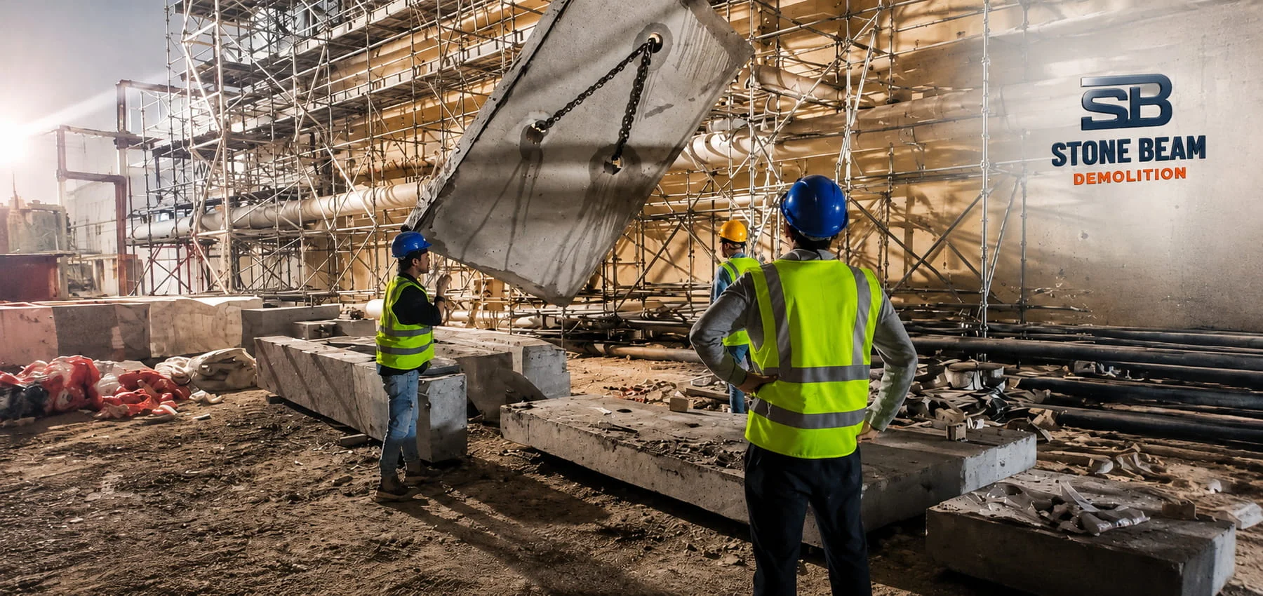 Concrete cutting in Dubai showing precision structural cutting and controlled concrete removal works